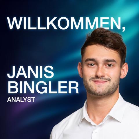 Willkommen im Team, Janis Bingler!